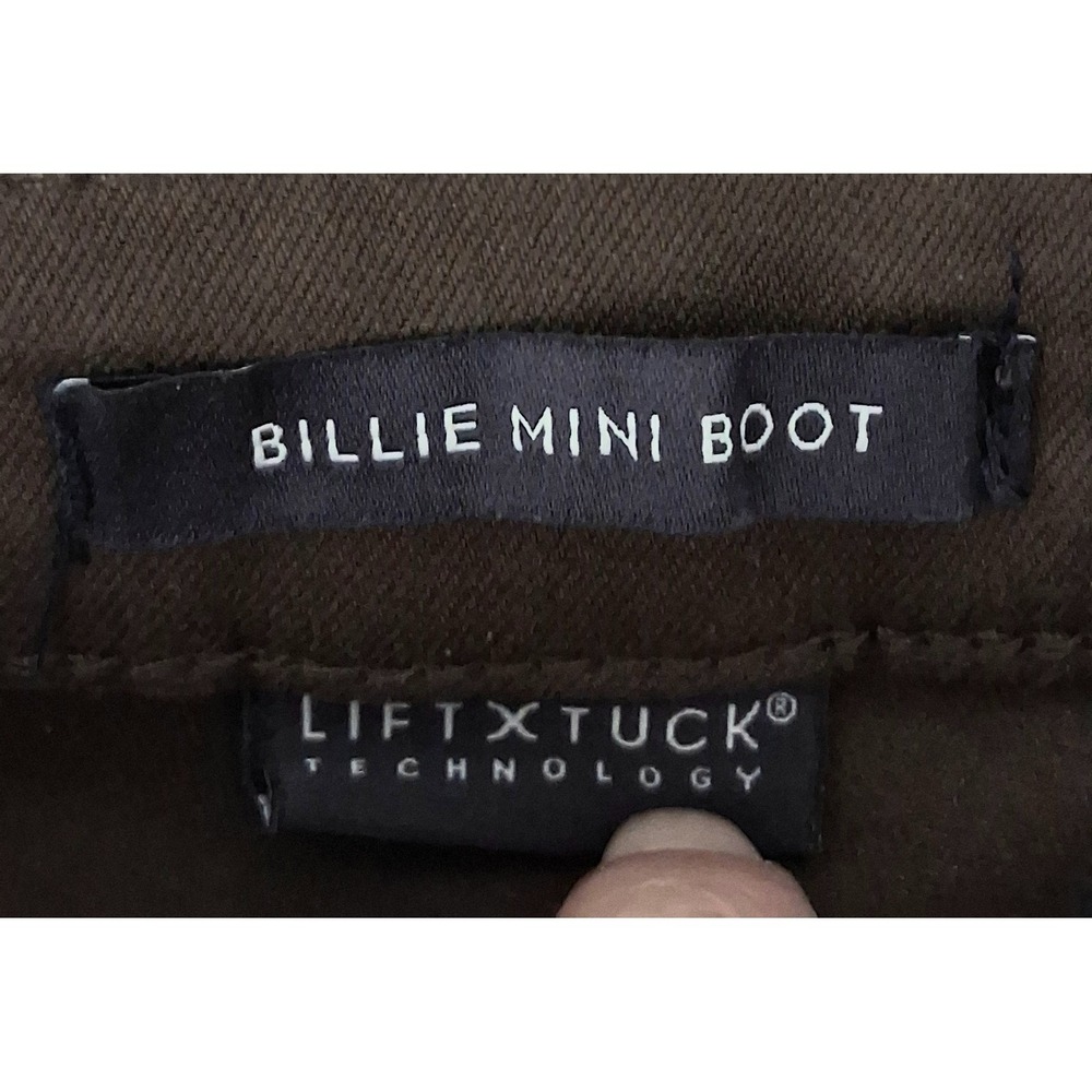 NYDJ Billie Mini Bootcut Jeans Women's Size 6 Brown Stretch Lift Tuck Pre-owned - Picture 4 of 14
